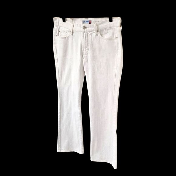 OLD NAVY Women's white Ultra Low Waist Bootcut Jeans 👖 - Picture 4 of 15